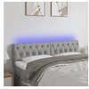 Image de Hoofdbord LED 160x7x78/88 cm stof lichtgrijs3121954