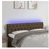 Image de Hoofdbord LED 160x7x78/88 cm stof donkerbruin3121957
