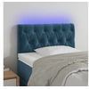 Image de Hoofdbord LED 80x7x78/88 cm fluweel donkerblauw3121982