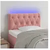 Image de Hoofdbord LED 80x7x78/88 cm fluweel roze3121983