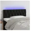 Image de Hoofdbord LED 90x7x78/88 cm fluweel zwart3121986