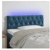 Image de Hoofdbord LED 100x7x78/88 cm fluweel donkerblauw3121994