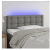 Image de Hoofdbord LED 80x5x78/88 cm stof donkergrijs3122021