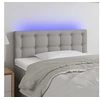 Image de Hoofdbord LED 90x5x78/88 cm stof lichtgrijs3122028