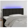 Image de Hoofdbord LED 100x5x78/88 cm stof zwart3122038