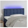 Image de Hoofdbord LED 100x5x78/88 cm stof blauw3122042