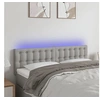 Image de Hoofdbord LED 144x5x78/88 cm stof lichtgrijs3122044