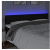 Image de Hoofdbord LED 200x5x78/88 cm stof zwart3122070