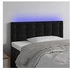 Image de Hoofdbord LED 90x5x78/88 cm fluweel zwart3122084