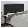Image de Hoofdbord LED 180x5x118/128 cm stof zwart3122160