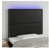 Image de Hoofdbord LED 100x5x118/128 cm kunstleer zwart3122368