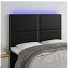 Image de Hoofdbord LED 144x5x118/128 cm kunstleer zwart3122374