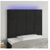 Image de Hoofdbord LED 80x5x118/128 cm fluweel zwart3122456