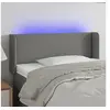 Image de Hoofdbord LED 93x16x78/88 cm stof donkergrijs3122939