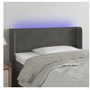 Image de Hoofdbord LED 93x16x78/88 cm fluweel donkergrijs3122993