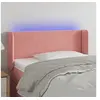 Image de Hoofdbord LED 93x16x78/88 cm fluweel roze3122997