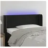 Image de Hoofdbord LED 103x16x78/88 cm fluweel zwart3123000