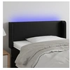 Image de Hoofdbord LED 83x16x78/88 cm kunstleer zwart3123028