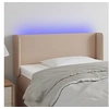 Image de Hoofdbord LED 83x16x78/88 cm kunstleer cappuccinokleurig3123033