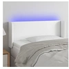 Image de Hoofdbord LED 103x16x78/88 cm kunstleer wit3123041