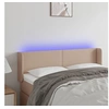 Image de Hoofdbord LED 147x16x78/88 cm kunstleer cappuccinokleurig3123051