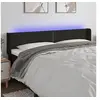 Image de Hoofdbord LED 183x16x78/88 cm stof zwart3123112
