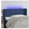 Image de Hoofdbord LED 83x16x78/88 cm stof blauw3123216