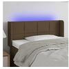 Image de Hoofdbord LED 93x16x78/88 cm stof donkerbruin3123221