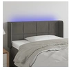 Image de Hoofdbord LED 83x16x78/88 cm fluweel donkergrijs3123267