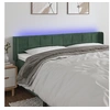Image de Hoofdbord LED 163x16x78/88 cm fluweel donkergroen3123293