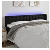 Image de Hoofdbord LED 163x16x78/88 cm kunstleer zwart3123332