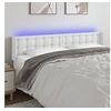 Image de Hoofdbord LED 183x16x78/88 cm kunstleer wit3123339