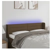 Image de Hoofdbord LED 147x16x78/88 cm stof donkerbruin3123377