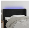 Image de Hoofdbord LED 93x16x78/88 cm fluweel zwart3123414