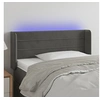 Image de Hoofdbord LED 103x16x78/88 cm fluweel donkergrijs3123419