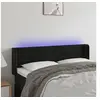 Image de Hoofdbord LED 147x16x78/88 cm fluweel zwart3123426