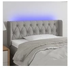 Image de Hoofdbord LED 103x16x78/88 cm stof lichtgrijs3123562
