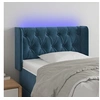 Image de Hoofdbord LED 83x16x78/88 cm fluweel donkergroen3123606