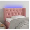 Image de Hoofdbord LED 83x16x78/88 cm fluweel roze3123607