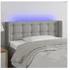 Image de Hoofdbord LED 83x16x78/88 cm stof lichtgrijs3123644