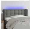 Image de Hoofdbord LED 83x16x78/88 cm stof donkergrijs3123645