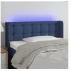 Image de Hoofdbord LED 103x16x78/88 cm stof blauw3123666