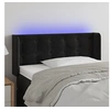 Image de Hoofdbord LED 83x16x78/88 cm fluweel zwart3123702