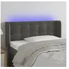 Image de Hoofdbord LED 93x16x78/88 cm fluweel donkergrijs3123707