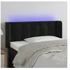Image de Hoofdbord LED 93x16x78/88 cm fluweel zwart3123708