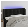 Image de Hoofdbord LED 103x16x78/88 cm fluweel zwart3123714