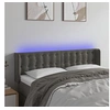 Image de Hoofdbord LED 147x16x78/88 cm fluweel donkergrijs3123719
