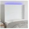 Image de Hoofdbord LED 103x16x118/128 cm kunstleer wit3123993