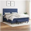 Image de Boxspring met matras stof blauw 160x200 cm3136451