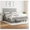 Image de Boxspring met matras stof lichtgrijs 180x200 cm3136453